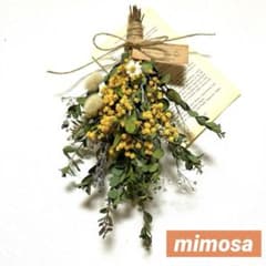 ✴️感謝価格‼️パールアカシア♡ミモザ&ユーカリスワッグ ラベンダー