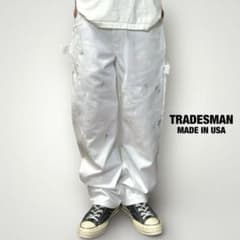 USA製 TRADESMAN デニムペインターパンツ 白 ペイント ペンキ m40401529625_1.jpg?1771591493