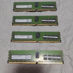 中古動作品サーバ用メモリDDR4 8GB 7枚同梱#B マイクロン製 サーバー用メモリ 8GB✕4枚 合計32GB DDR4 2400T - メルカリ