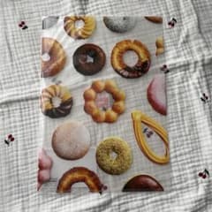 s*読様 Mister Donut ドーナツ柄クリアファイル A4のサムネイル