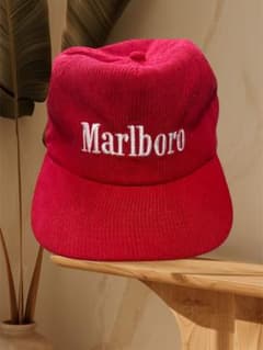 80s-90s Marlboro コーデュロイキャップ マルボロ - メルカリ