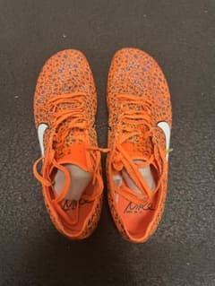 Nike スパイクシューズ オレンジ - メルカリ