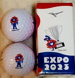 EXPO2025 ゴルフボール 2個セット ミャクミャク ミズノ MIZUNO - メルカリ