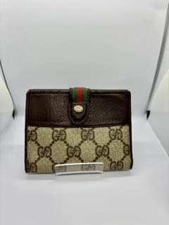 Gucci 二つ折り財布 オールドグッチブラウン/ベージュのサムネイル