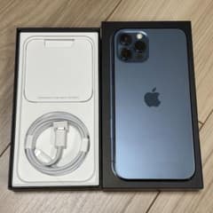 美品 iPhone12 Pro 128GB SIMフリー パシフィックブルーのサムネイル