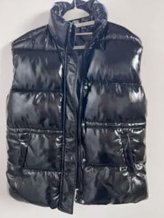 H&M レザーダウンベストのサムネイル