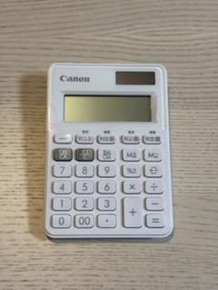 Canon LS-100W ホワイト 電卓のサムネイル