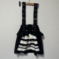 DimMoire夢纏うサスペンダースカート Black&White - メルカリ