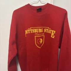 古着　フットボール　メンズトレーナー　赤のサムネイル
