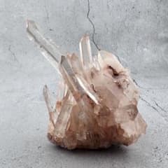 G-156マダガスカル産 オレンジピンククォーツクラスター 天然石　水晶原石 G-157マダガスカル産 オレンジピンククォーツクラスター 天然石 水晶