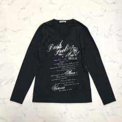 00s grunge vkei お兄系 平成ギャル 長袖カットソー Y2K 英字プリント 平成ギャル お兄系 Vネックtee グランジ 00s - メルカリ