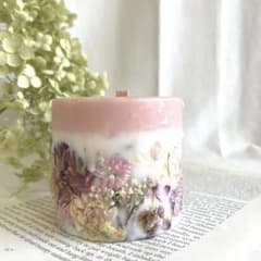 No.355 ボタニカルキャンドル ソイキャンドル ハンドメイド - メルカリ
