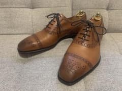 25万ガジアーノガーリング ケンジントン 7.5E ブラウン シューツリー・箱付 25万ガジアーノガーリング ケンジントン 7.5E ブラウン シューツリー