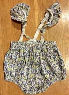 【バースデイ】花柄 コーデュロイ ブルマ パンツのサムネイル