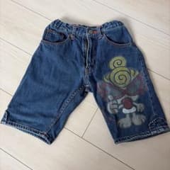 HYSTERIC MINI デニム ハーフパンツ 総柄のサムネイル