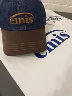 【韓国限定 正規品 新品未使用】emis イミス エミス キャップ デニムのサムネイル