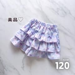 エニィ×サンリオ♥️120 ショートパンツ　キュロット　クロミ　スカパンのサムネイル