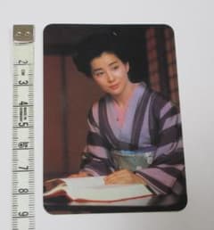 吉永小百合 昭和61年 1986年 ポケットカレンダー カード 昭和 レトロ