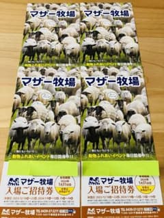 BONGO様専用　マザー牧場チケット　2枚のサムネイル