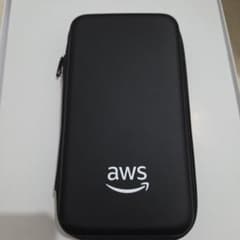 ま*ろ様 AWS ロゴ入り セミハードケース 収納ポーチのサムネイル