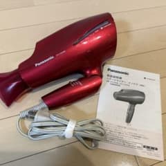 Panasonic ヘアドライヤー EH-NE14 レッド 取扱説明書付き - メルカリ