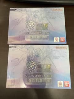 新品未開封 ガンダムFreedom Ascension カスタムデッキ 2BOX - メルカリ
