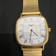 宝*斎様 LONGINES クォーツ ロンジン 腕時計 ゴールド スクエアのサムネイル