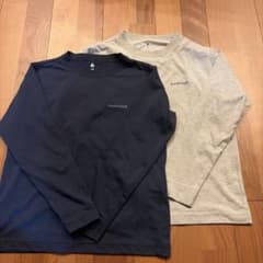 mont-bell ジュニア　キッズ　長袖Tシャツ 140cm 2枚セット