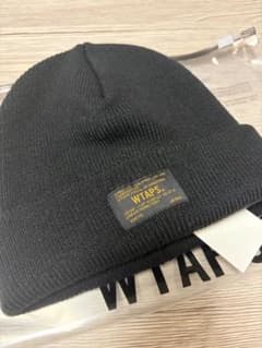 WTAPS ニット帽 ビーニー 黒 新品 - メルカリ