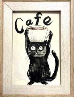 絵画 猫カフェ micchan作 - メルカリ