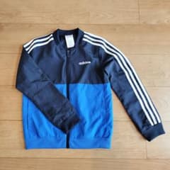 adidas ジャージ 120/130 青/黒のサムネイル