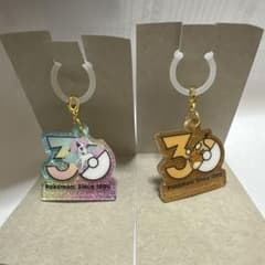 ポケモン 30周年 アクリルキーホルダー ガラルポニータ デデンネ 2種のサムネイル