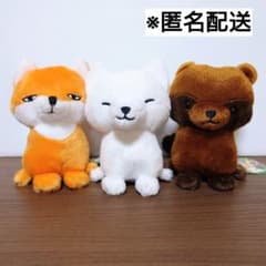 어떤 마도 여우와 너구리의 친구 봉제인형 3개 세트