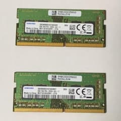C053 ノート用メモリ 8GB 2枚 合計 16GB DDR4 2666 p - メルカリ