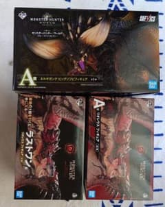 未開封　一番くじモンスターハンター　ネルギガンテ　リオレウス２体セット