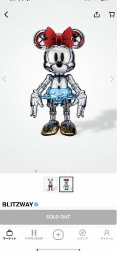 BLITZWAY ミニーマウス ロボットフィギュアのサムネイル