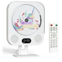 卓上CDプレーヤー可愛い多機能CDプレーヤー小型有線で壁掛け可能FMラジオ