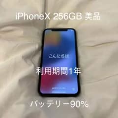 20時迄限定値下 iPhoneX スペースグレイ 256GB SIMフリー 美品のサムネイル