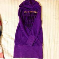 ムラサキ様専用☆フード付きワンピースのサムネイル