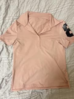 SHEIN レディース 半袖 ポロシャツ ピンクのサムネイル