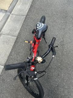 子供用自転車 赤のサムネイル