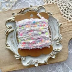 カラフルポップな引き揃え糸5m ファンシーヤーン素材糸変わり糸ゆめかわsa