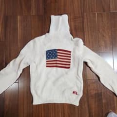Ralph Lauren　タートルネック　星条旗ニットのサムネイル