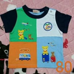 ☆美品☆ ミキハウス トラベルプッチー 半袖 Tシャツ 80のサムネイル