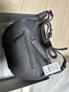 GRES PARIS 牛革 ショルダーバッグ グレー