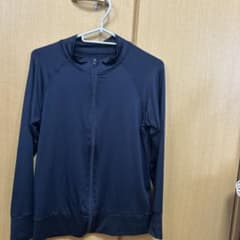 ラッシュガード ネイビー 150-160cm ジップアップのサムネイル