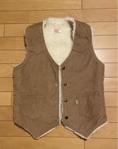 【希少】70's Levis USA製コーデュロイボア　ビンテージベストのサムネイル