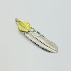 TADY&KING ハートK18フェザー 特大フェザー LL 上金 シルバー 金
