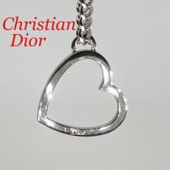 Christian Dior ディオール ネックレス ハート 他社チェーン - メルカリ