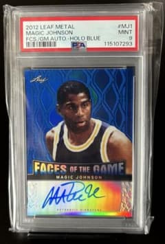 【PSA9】Magic Johnson Leaf Metal 直書きAUTOのサムネイル
